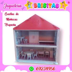 Casita de Muñecas Pequeña amoblada