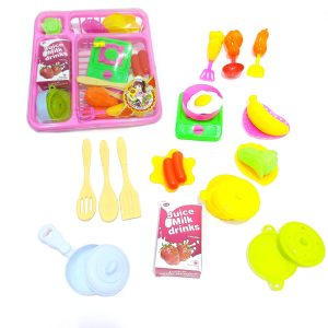 Cesta de frutas + accesorios de cocina