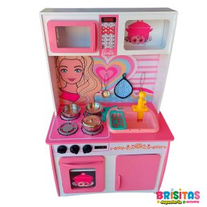 Cocina Infantil con Microondas Barbie Bota Agua