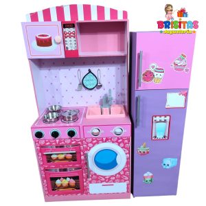 Cocina Grande Barbie Rosa y Lila (Bota Agua)