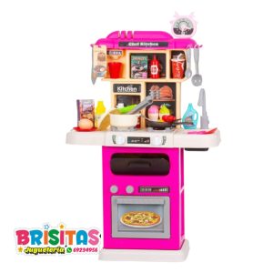 Cocina Rosa con Accesorios