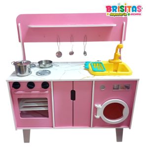 Cocina Montessori Rosada bota agua