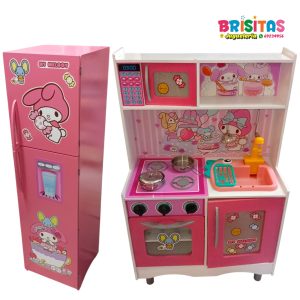 Cocina Infantil My Melody con Heladera