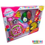 Juguete De Cocina Torta+ Pizza +Accesorios Grande