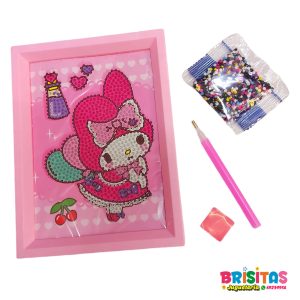Kit Completo de Diamante Pintura Sanrio My Melody