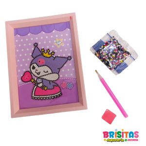 Kit Completo de Diamante Pintura Sanrio Kuromi