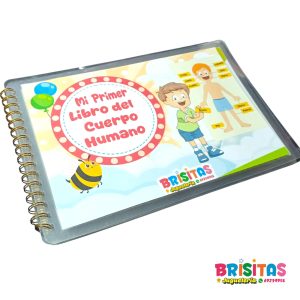 Libro de aprendizaje lúdico el  Cuerpo Humano (con velcro)
