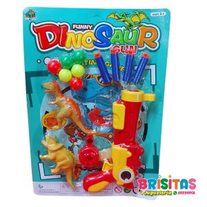 Blister Pistola Con Dinosaurios