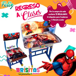 Escritorios Infantiles Spiderman Mod 2