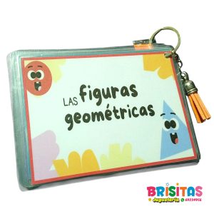 Figuras Geométricas en fichas  Llavero