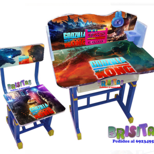 Godzilla Vs Kong Escritorios Infantiles
