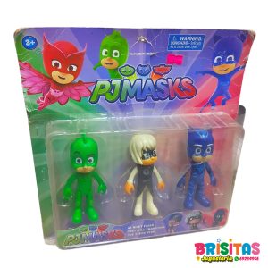 Pj masks Héroes en Pijama 3 Personajes Blister