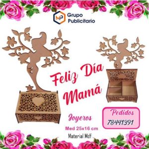 Joyero Caja con Colgadores