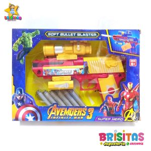 Juguete Pistola Avengers Iron Man