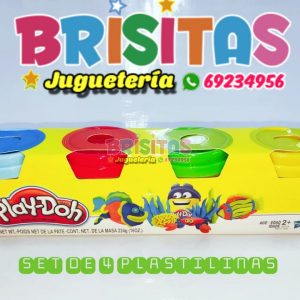 Set de 4  Botes de Plastilinas