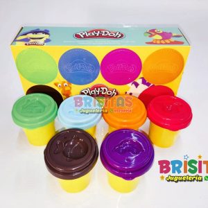 Set de 6  Botes de Plastilinas