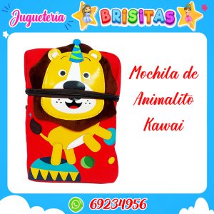 Mochila Kawai Leon  (Tam. Carta)