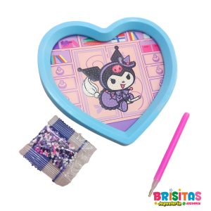 Cuadro con Técnica de Diamante Sanrio Kuromi