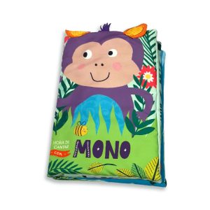 Libro Almohada  Monito Para Bebe (Tela Especial)
