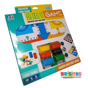 Juego de Madera Ludo y Damas