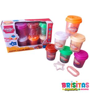 Plastilinas Magic Dough 6 Unidades