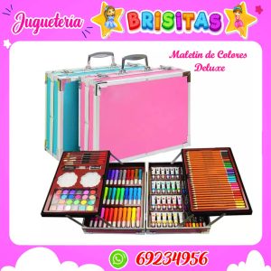 Maletin de colores Deluxe  145 piezas
