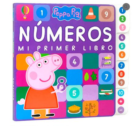 Mi Primer Libro Números Peppa Pig