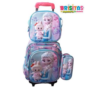 Mochila Escolar 3 piezas Forzen