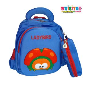 Mochila Pequeña con Relieve de Mariquita