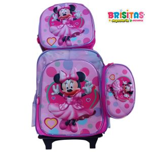 Mochila Oficio Minnie 3 piezas