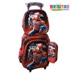 Mochila Escolar 3 piezas Spiderman