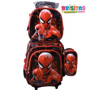 Mochila Escolar 3 piezas Spiderman