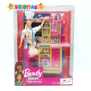 Muñeca Bearry Cheff + Cocina