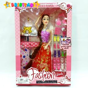 Muñeca Fashion Girl + Accesorios