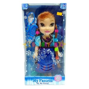 Muñeca Ana Frozen Con Luces