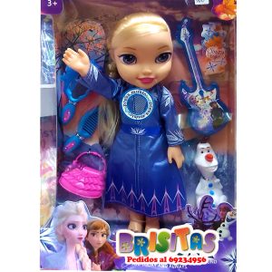 Muñeca Frozen Ana +Guitarra