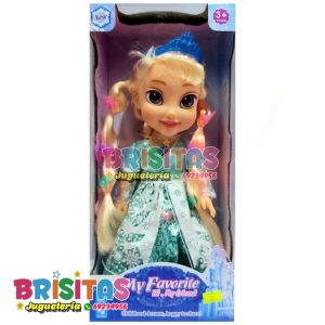 Muñeca Frozen Musical Con Luces En El Cabello
