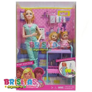 Muñeca Tipo Barbie Enfermera