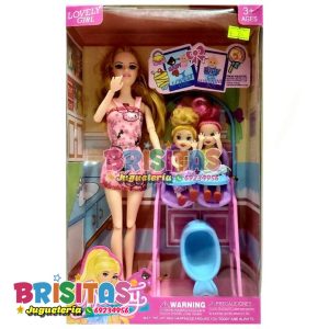 Muñeca Tipo Barbie  Niñera