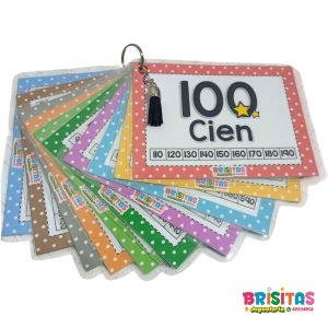 Tarjetas de Números en secuencias  del 100 al 10000