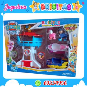 Torre  Paw Patrol + 2 personajes y vehiculos