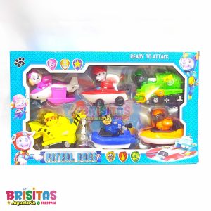 Paw Patrol (6 Personajes)+Vehículos
