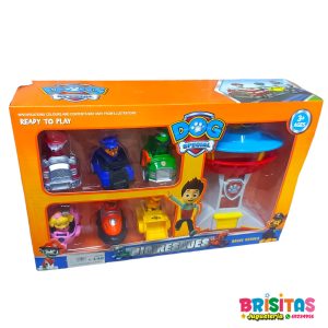 Paw Patrol 6 Personajes con Torre