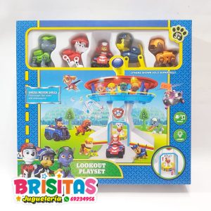 Paw Patrol Torre + 5 Personajes