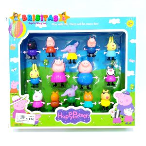 Set De Peppa Pig (14 Personajes)
