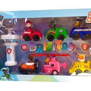 Personajes + Vehículos De Paw Patrol