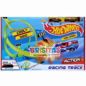 Pista Hotwheel + 2 Autos