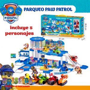 Pista Paw Patrol +5  Vehículos Y Personajes (Copia)