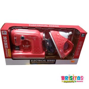 Juego de Plancha y Máquina de coser