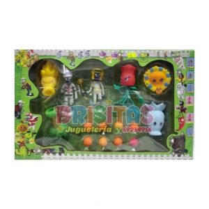 Plantas Vs Zombies De Goma 6 Personajes